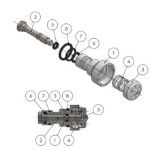 X-CCR MAV Valve OXY Parts