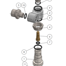 X-CCR Solenoid Fitting Parts