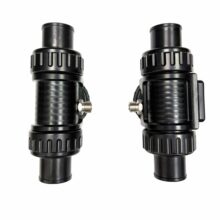 New (old stock) threaded T-Piece Set - with Inlet fittings