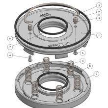 FX-CCR Scrubber Lid Parts