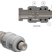 FX-CCR Shut-Off Valve 3-8 Parts